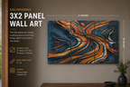 Custom car wall art panel example
