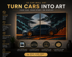 Custom Car Wall Art Panel | Personalized Vehicle Wall Decor