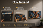 Custom car wall art panel example