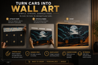 Custom Car Wall Art Panel | Personalized Vehicle Wall Decor