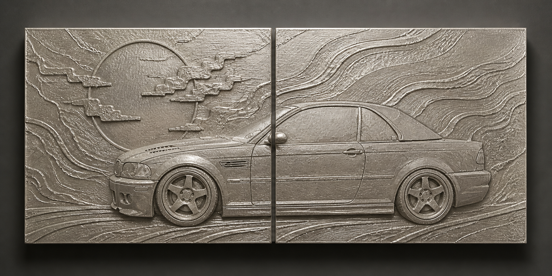 Custom Car Wall Art Panel | Personalized Vehicle Wall Decor