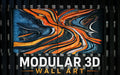 Custom car wall art panel example
