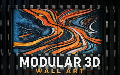 Custom car wall art panel example