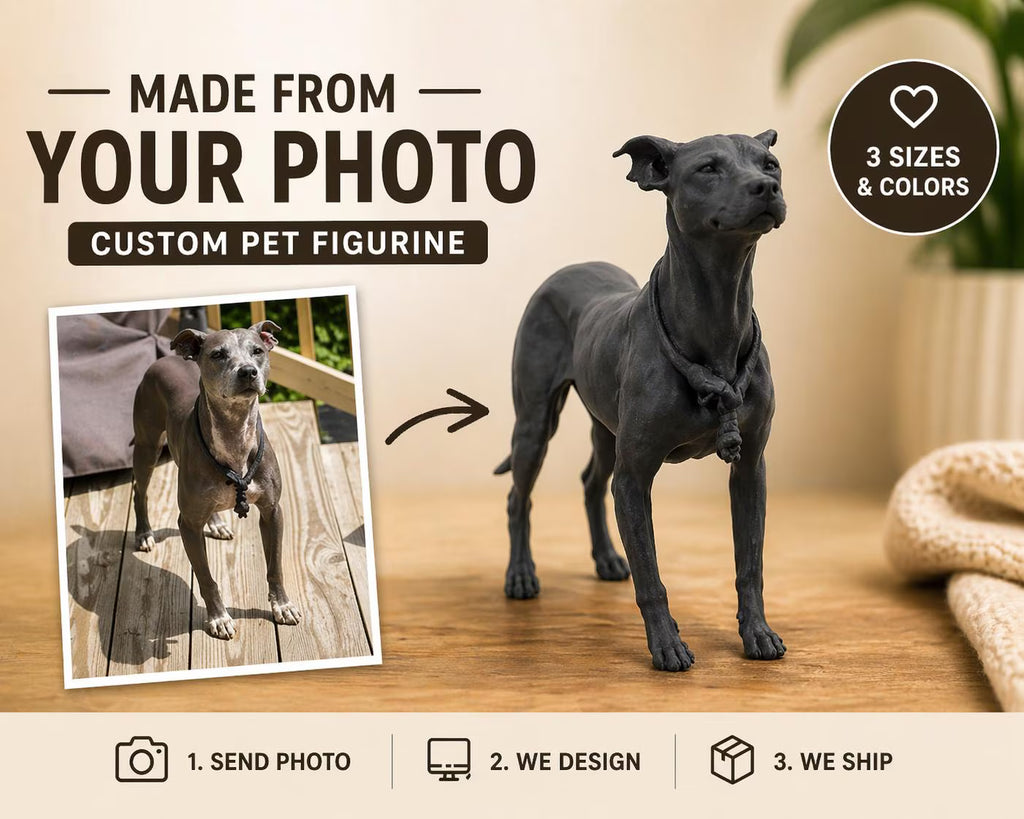 Custom Pet Figurine from Photo